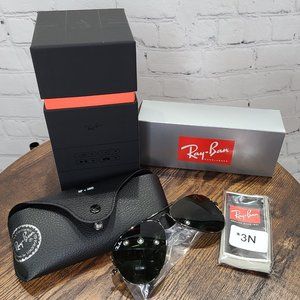 Ray-Ban Aviator Classic – Large metal, Black & Green